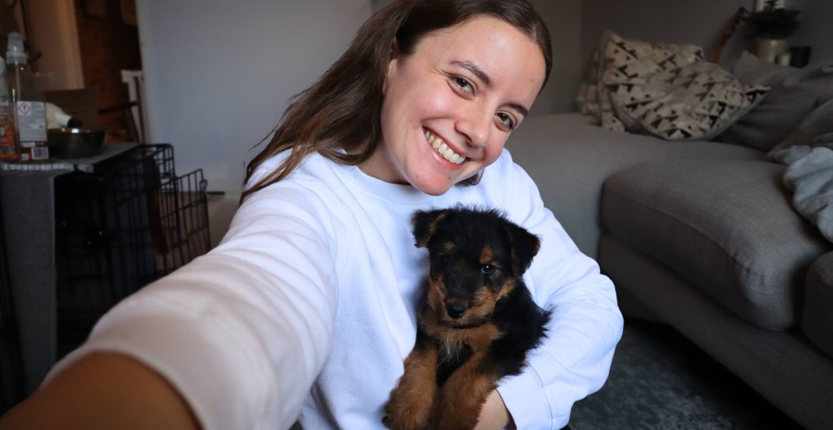 first puppy in england