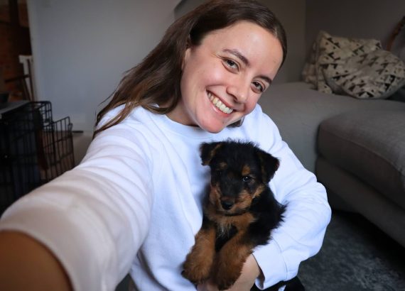 first puppy in england