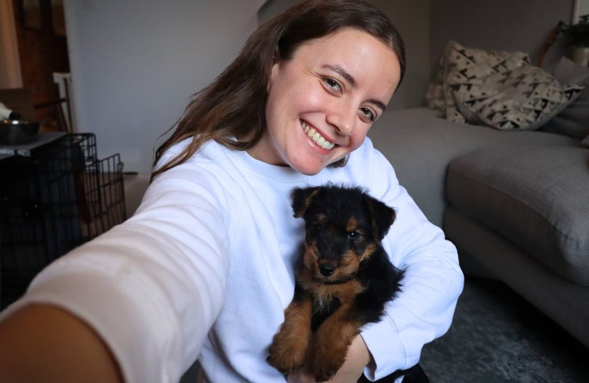 first puppy in england