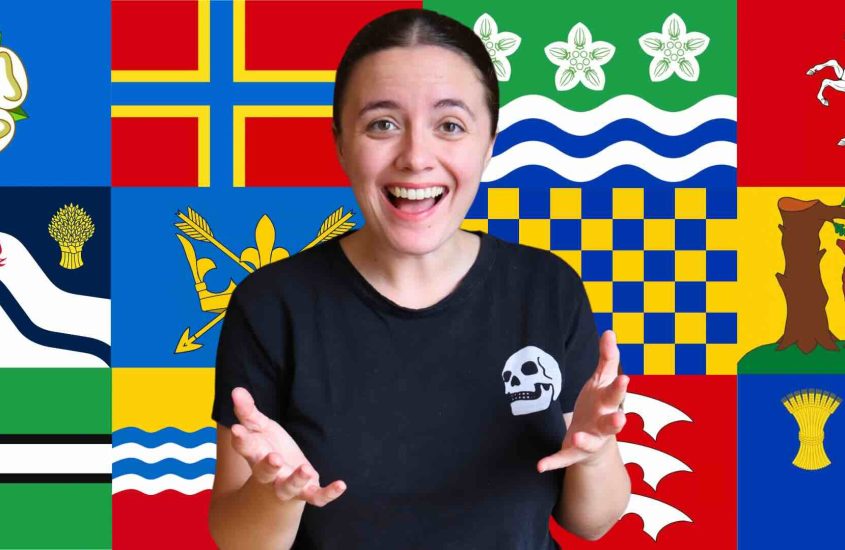 ranking uk county flags